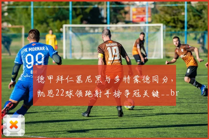 德甲拜仁慕尼黑与多特蒙德同分，凯恩22球领跑射手榜争冠关键__br_